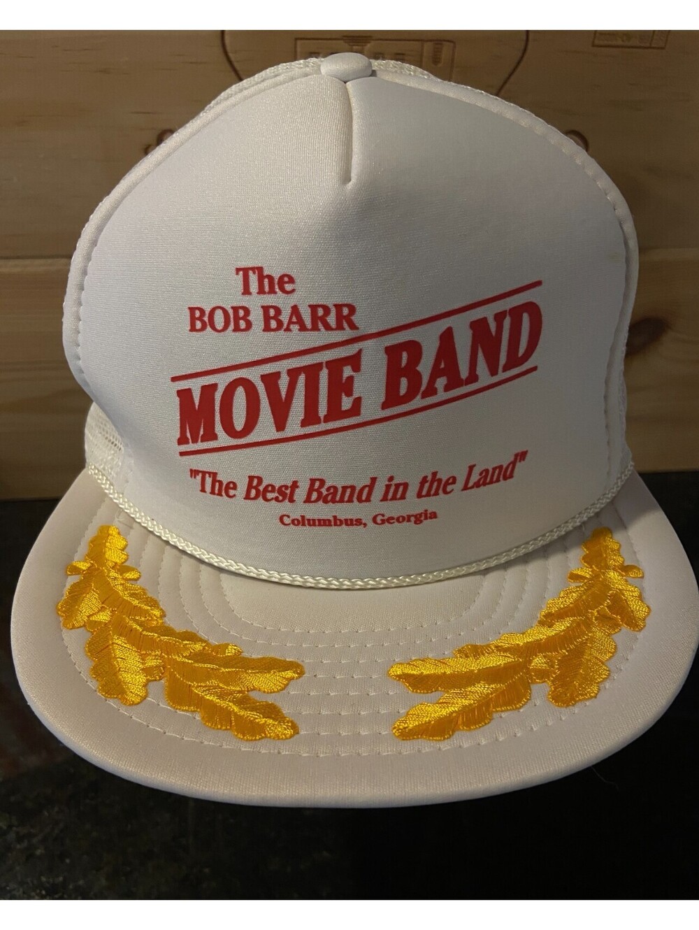 VTG The Bob Barr Movie Band Columbus GA Trucker Hat Vintage Captain Cap Nissin